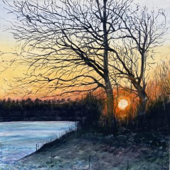 Winter morning – 50 x 50 cm